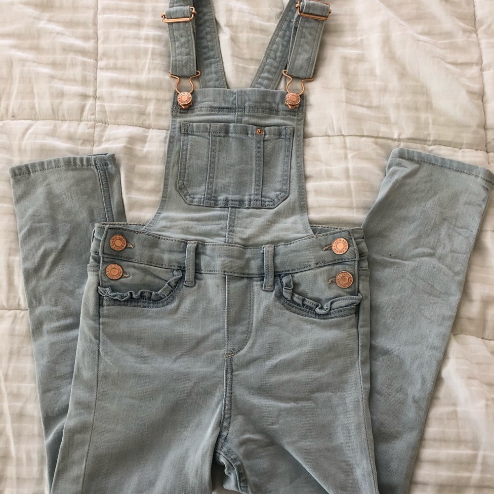 H&M light denim overalls sz 4/5